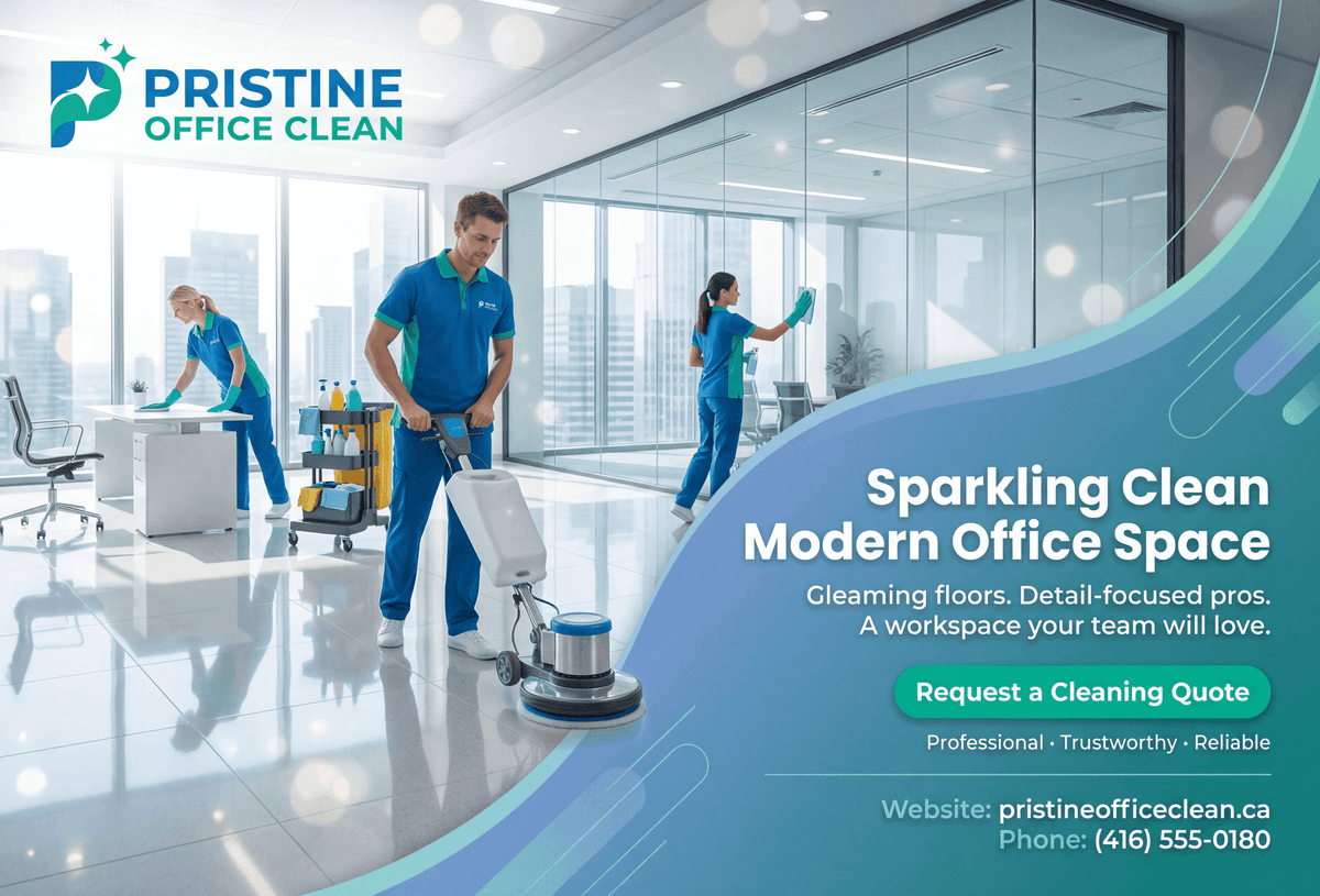 Commercial Cleaning sample postcard front
